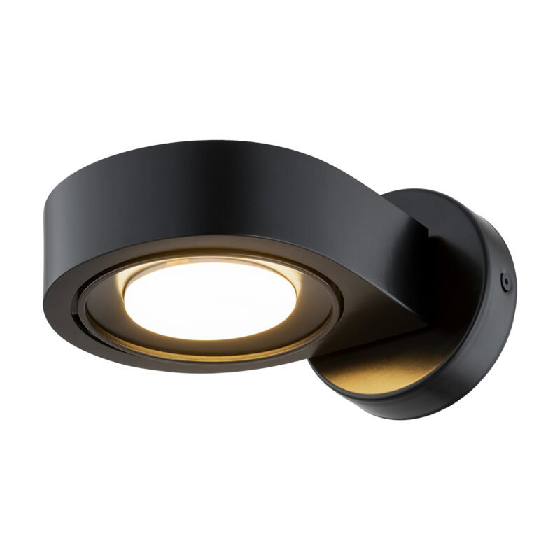 Lutis Wall Lamp 1-Light, Lacquered Steel