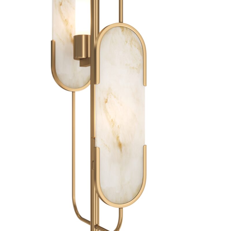 Marmo Brass Floor lamp, Metal Image 4