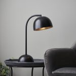 Odio Table Lamp, 1 Light, Matt Black, Domed Shade