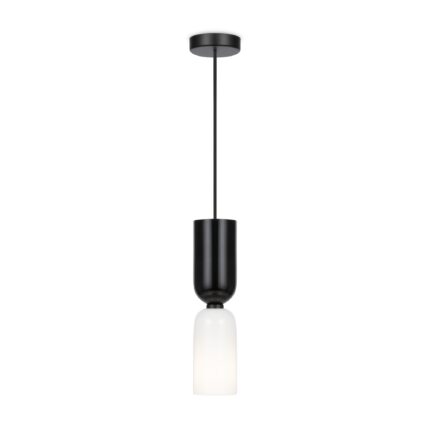 Memory Black Pendant luminaire , Metal
