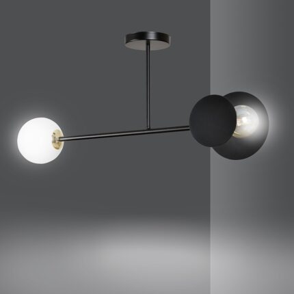 Merva  2 Black Ceiling Lamp