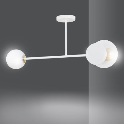 Merva  2 White Ceiling Lamp