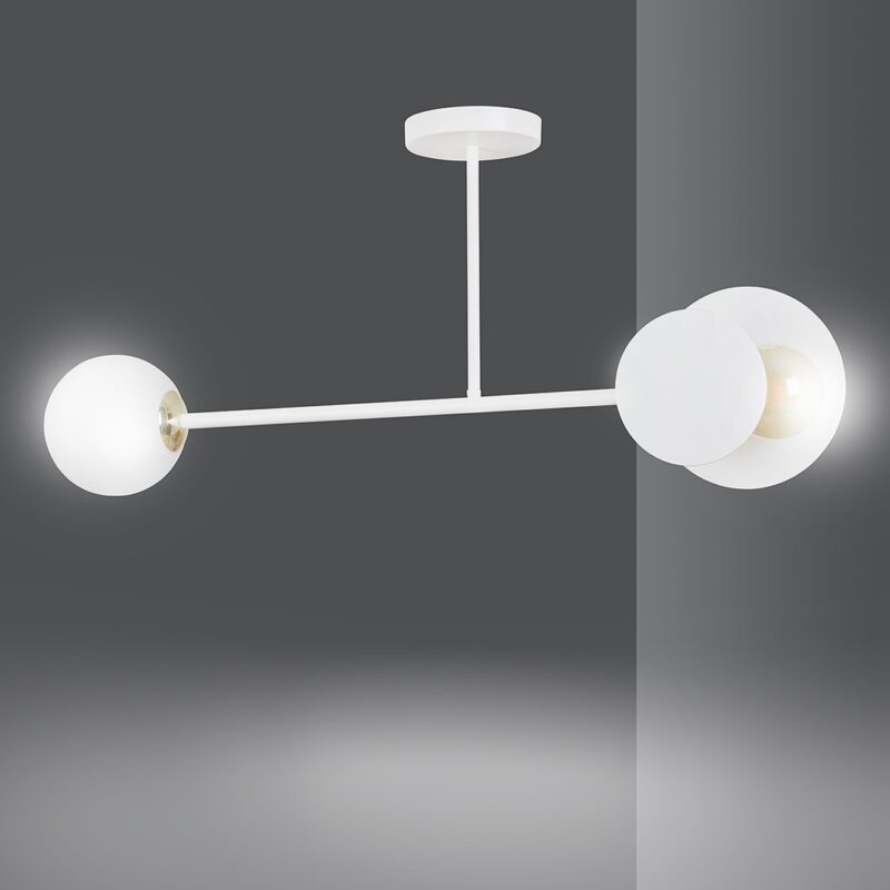 Merva  2 White Ceiling Lamp