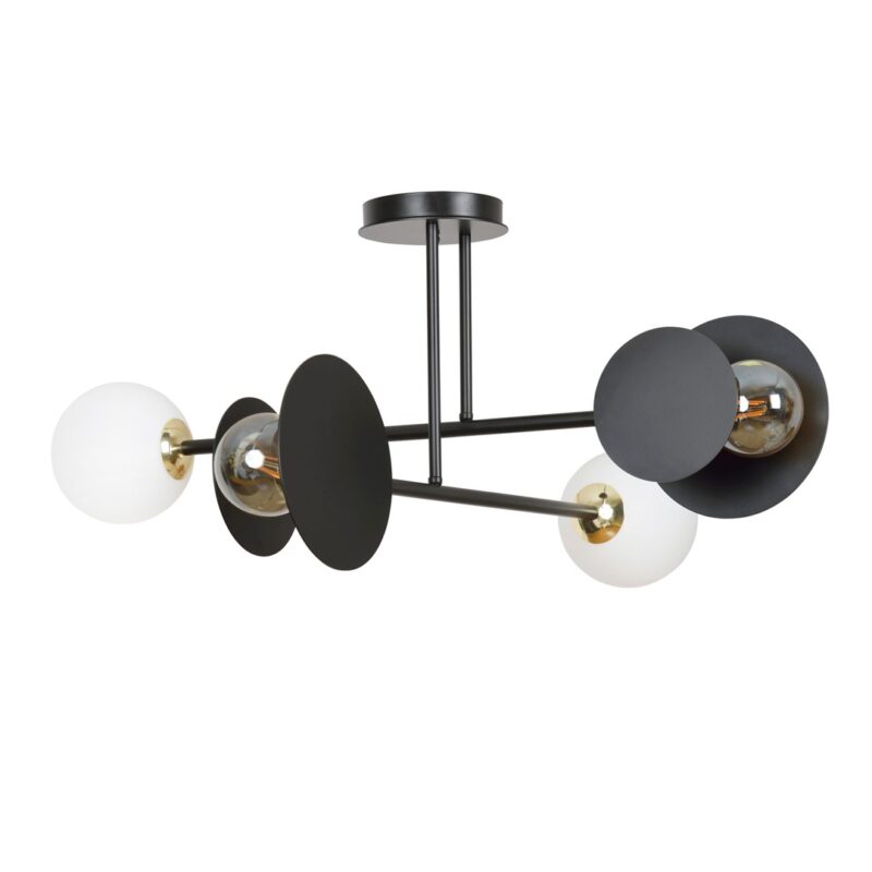 Merva  4 Black Ceiling Lamp