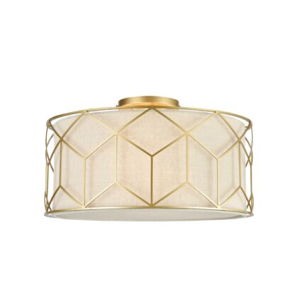 Messina Gold Ceiling luminaire, Metal