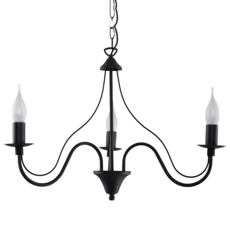 Minerwa Chandelier 3 black