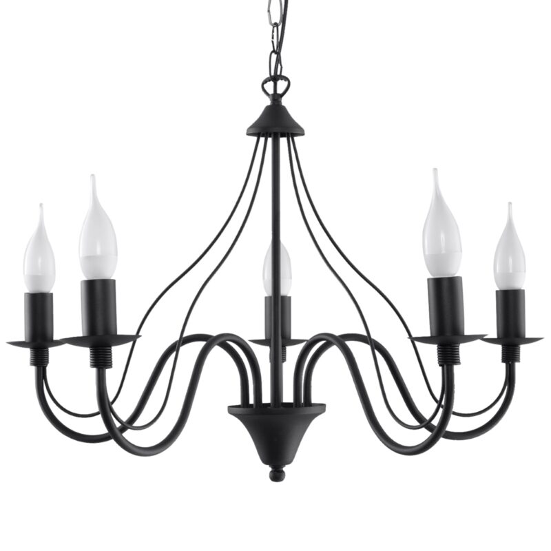 Minerwa Chandelier 5 black