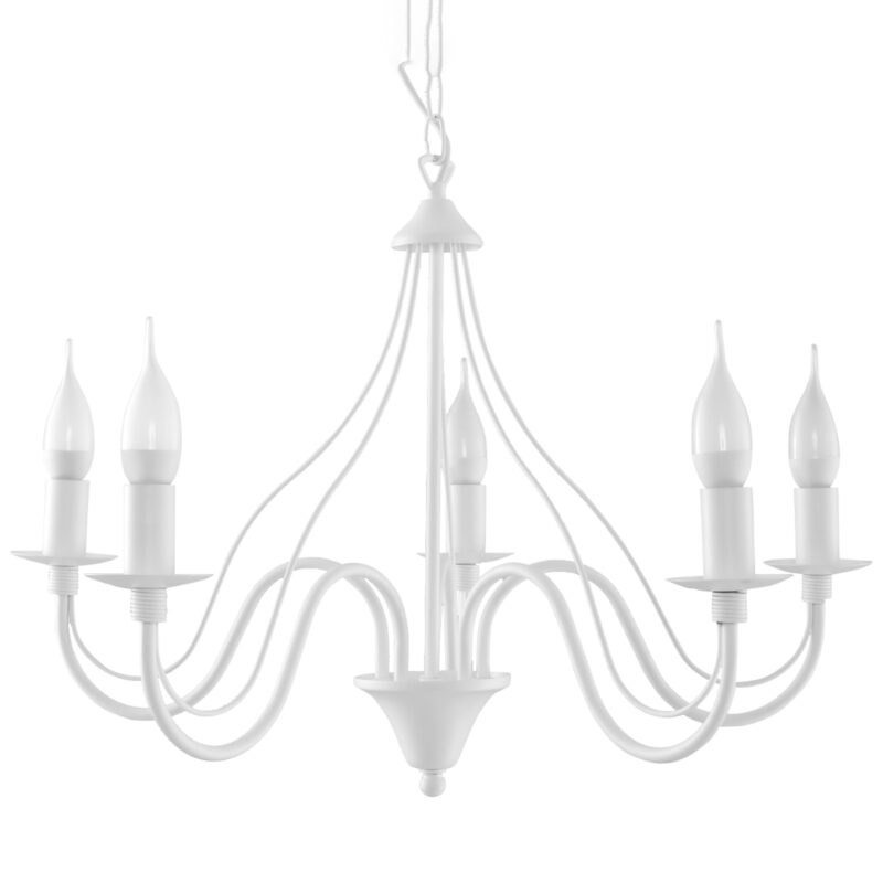 Minerwa Chandelier 5 white