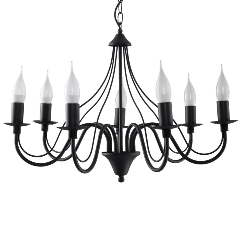 Minerwa Chandelier 7 black