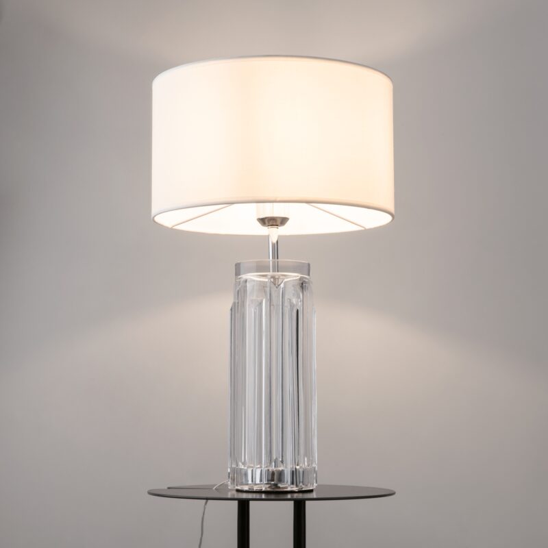 Muse Chrome Table lamp, Metal and glass Image 5