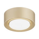 Olyra Mini Surfaced Mounted Downlight, Gold, 12W LED, 3000K, 11cm Diameter