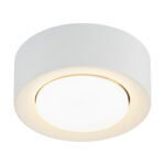 Olyra Mini Surfaced Mounted Downlight, Cream White, 12W LED, 3000K, 11cm Diameter