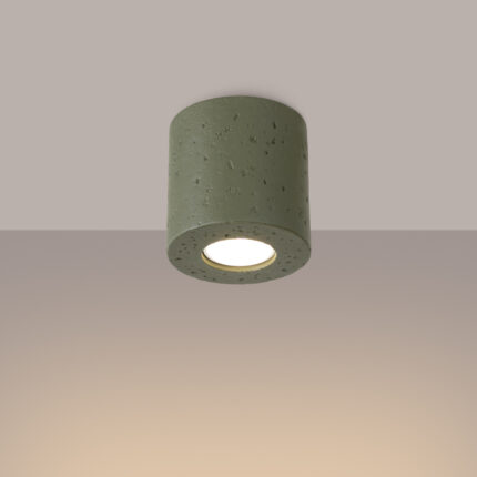 Orbis Ceiling lamp concrete olive green Image 3