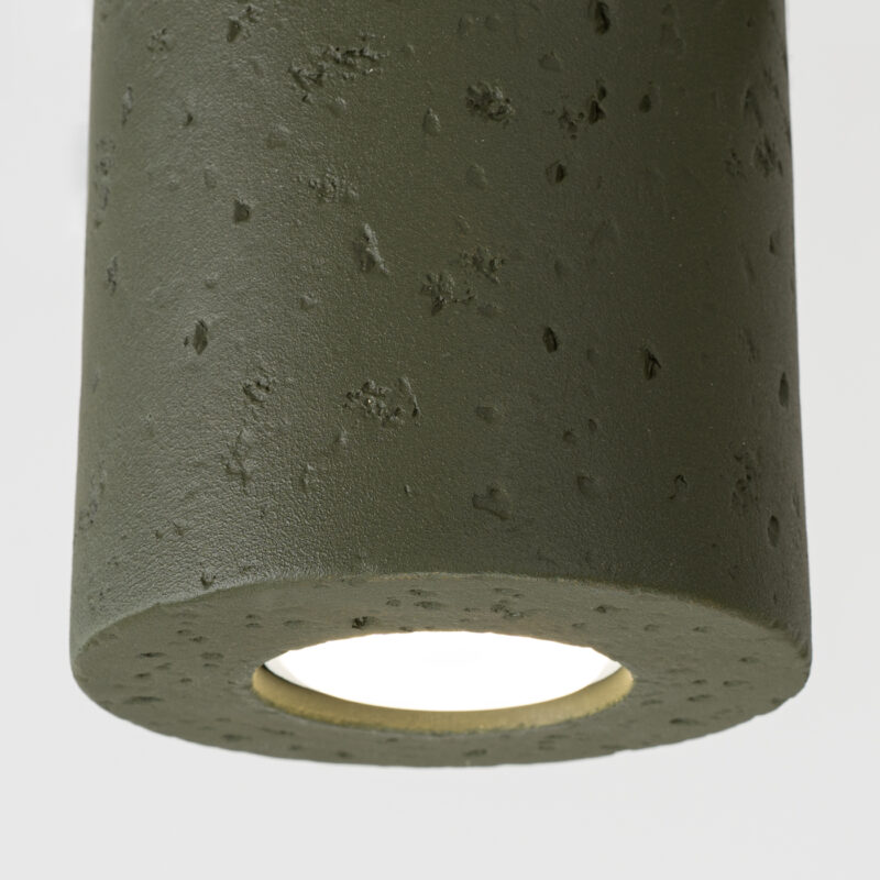 Orbis Ceiling lamp concrete olive green Image 4