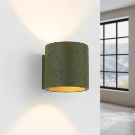 Orbis Wall lamp concrete olive green Image 3