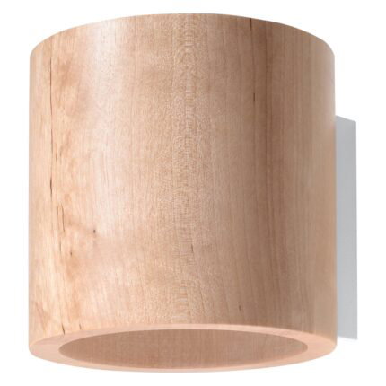 Orbis Wall lamp natural wood