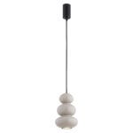 Orla Single Pendant Lamp, Sand Glass, 14cm Width