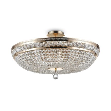 Ottilia Gold Chandelier, Metal