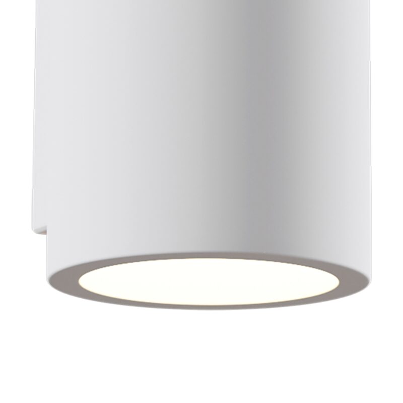 Parma, White, Gypsum, Wall luminaire (Sconce) Image 3