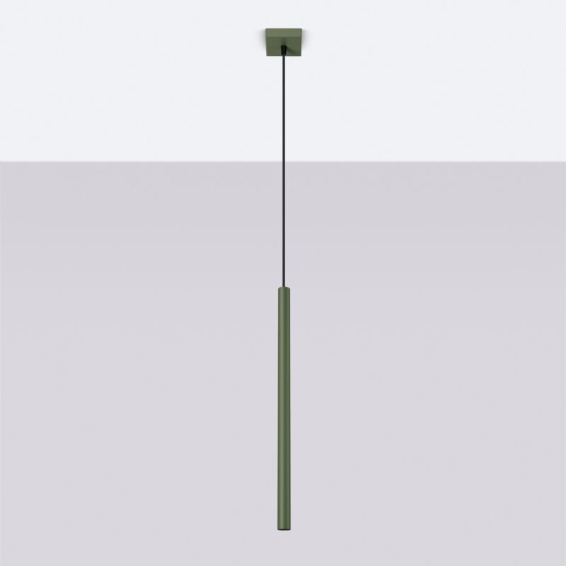 Pastelo Pendant lamp 1 olive green Image 2