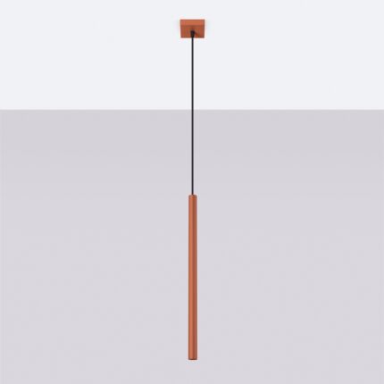 Pastelo Pendant lamp 1 red ochre Image 2