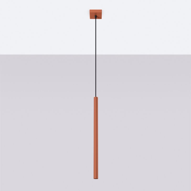 Pastelo Pendant lamp 1 red ochre Image 2