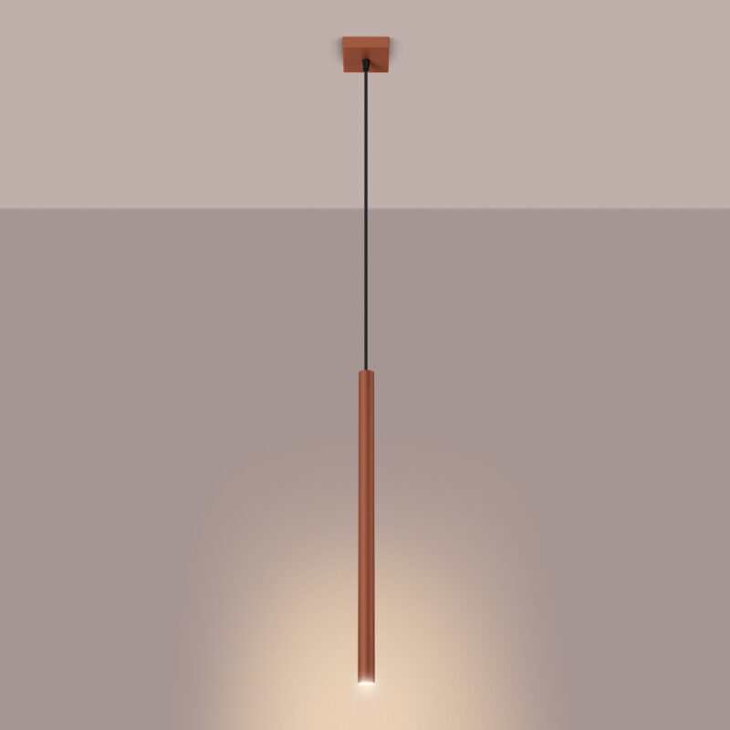 Pastelo Pendant lamp 1 red ochre Image 3