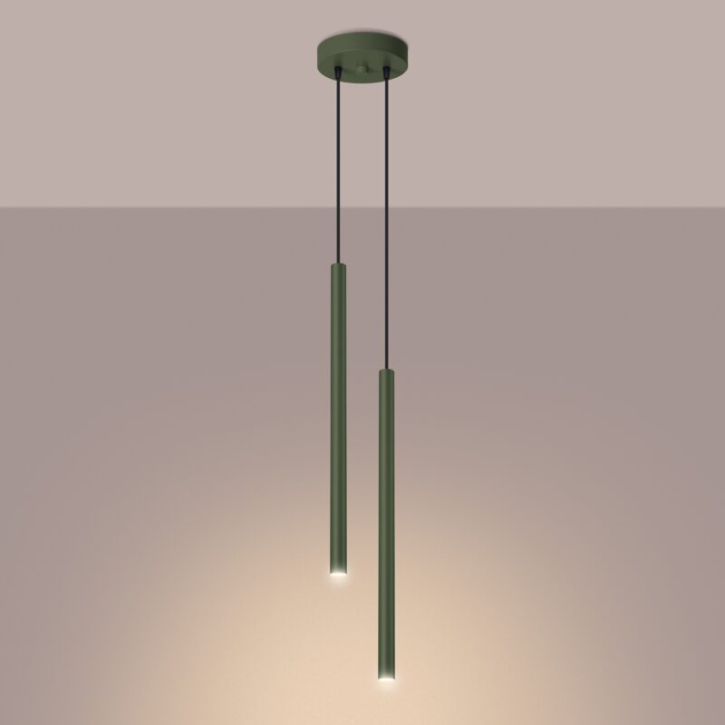 Pastelo Pendant lamp 2 olive green Image 3