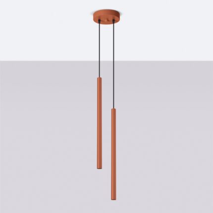 Pastelo Pendant lamp 2 red ochre Image 2