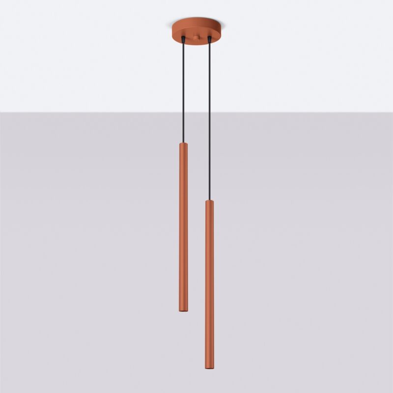Pastelo Pendant lamp 2 red ochre Image 2