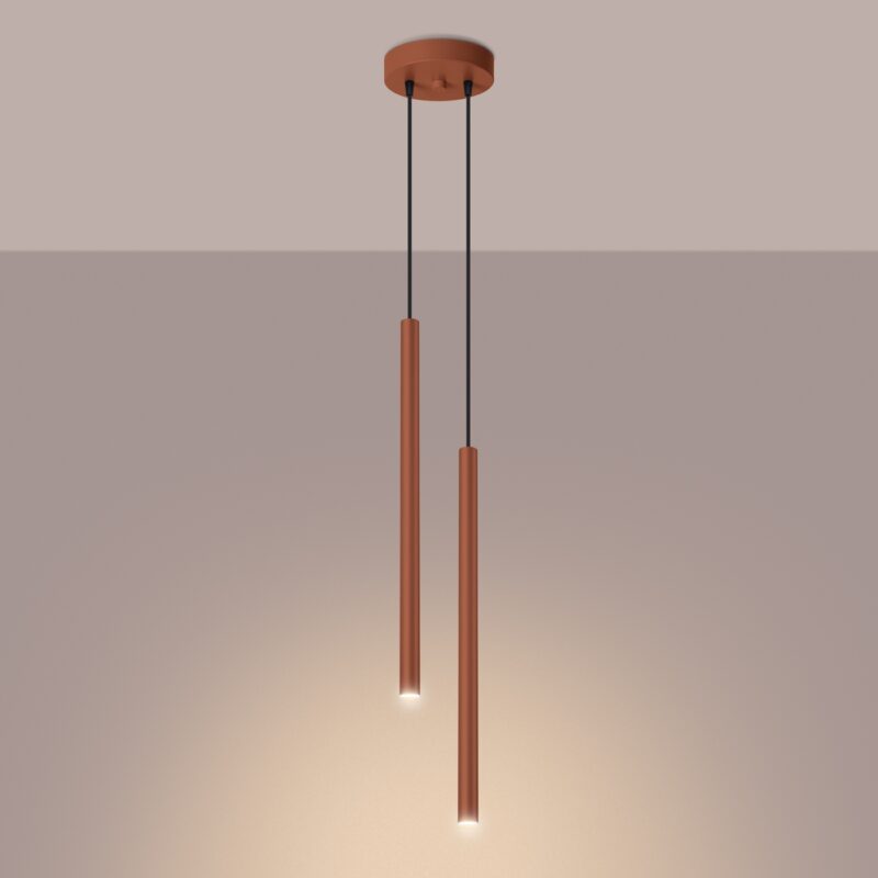 Pastelo Pendant lamp 2 red ochre Image 3