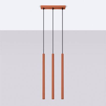 Pastelo Pendant lamp 3 red ochre Image 2