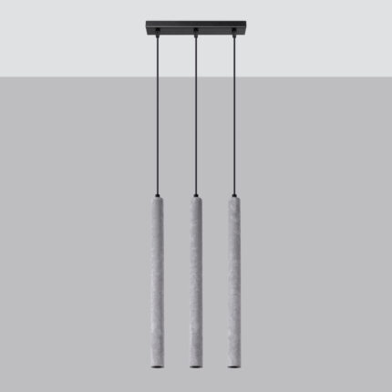 Pastelo Pendant lamp 3L concrete Image 2
