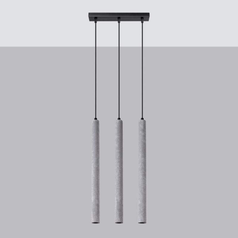 Pastelo Pendant lamp 3L concrete Image 2