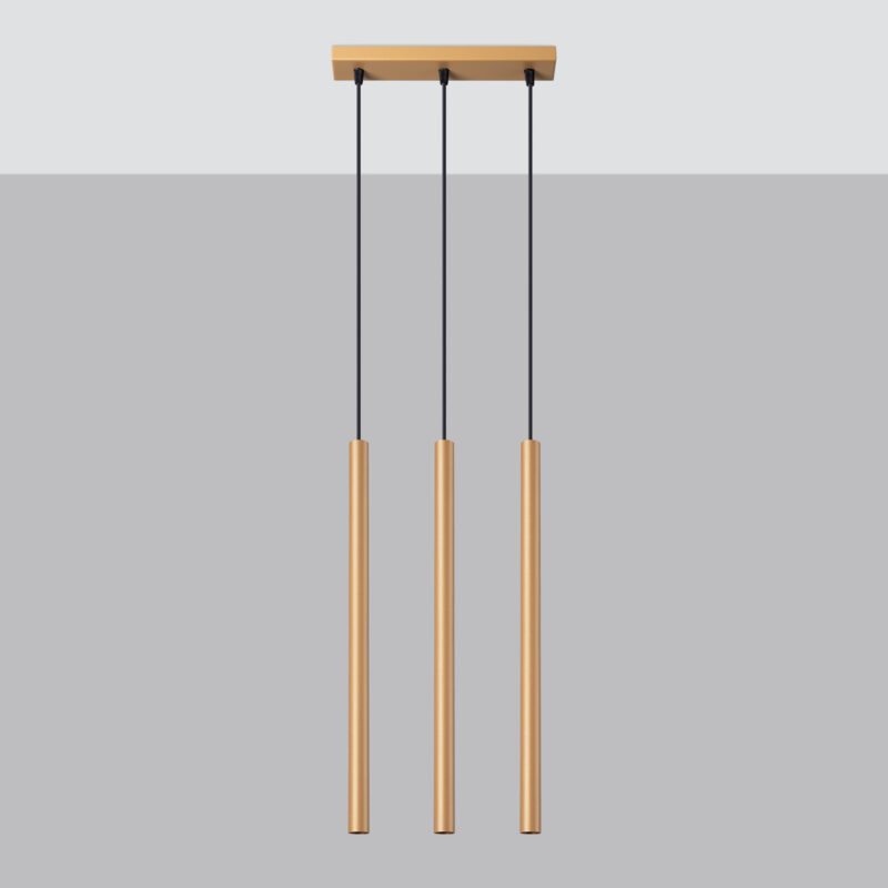 Pastelo Pendant lamp 3L gold Image 2