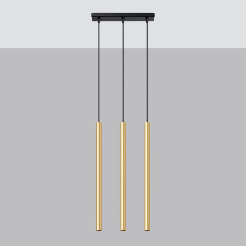 Pastelo Pendant lamp 3L polished gold Image 2