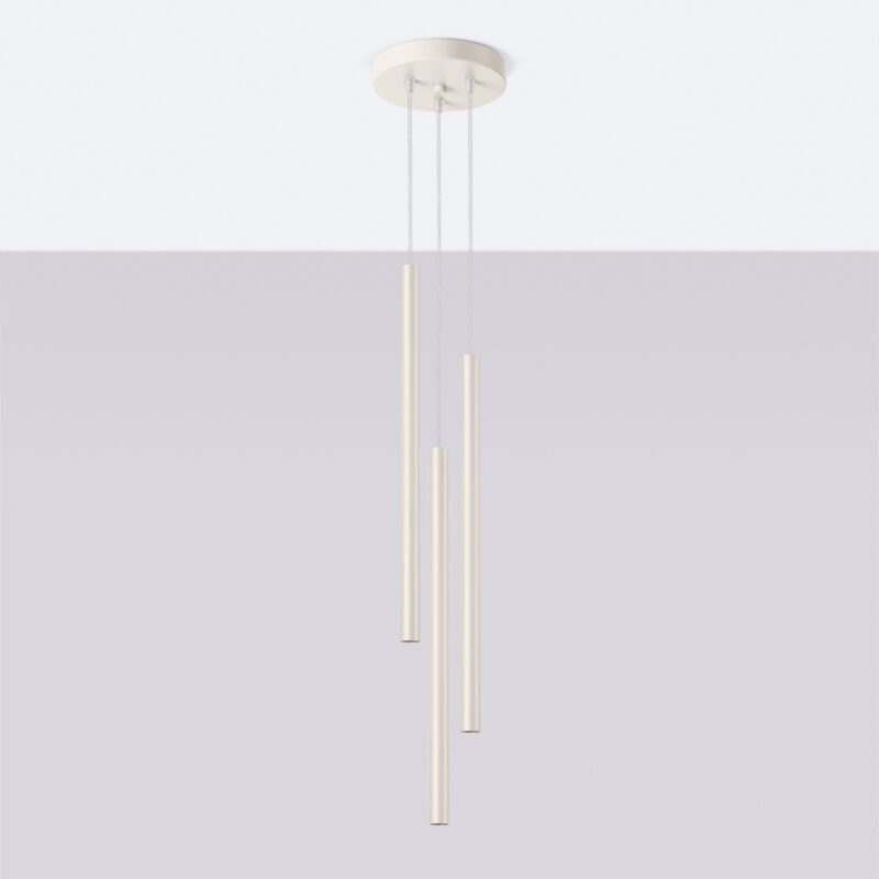 Pastelo Pendant lamp 3P beige Image 2