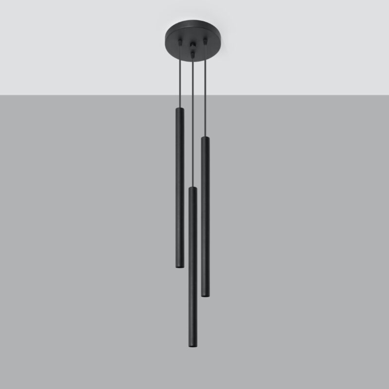 Pastelo Pendant lamp 3P black Image 2