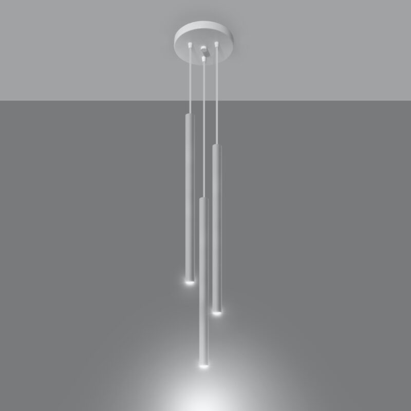 Pastelo Pendant lamp 3P white Image 3