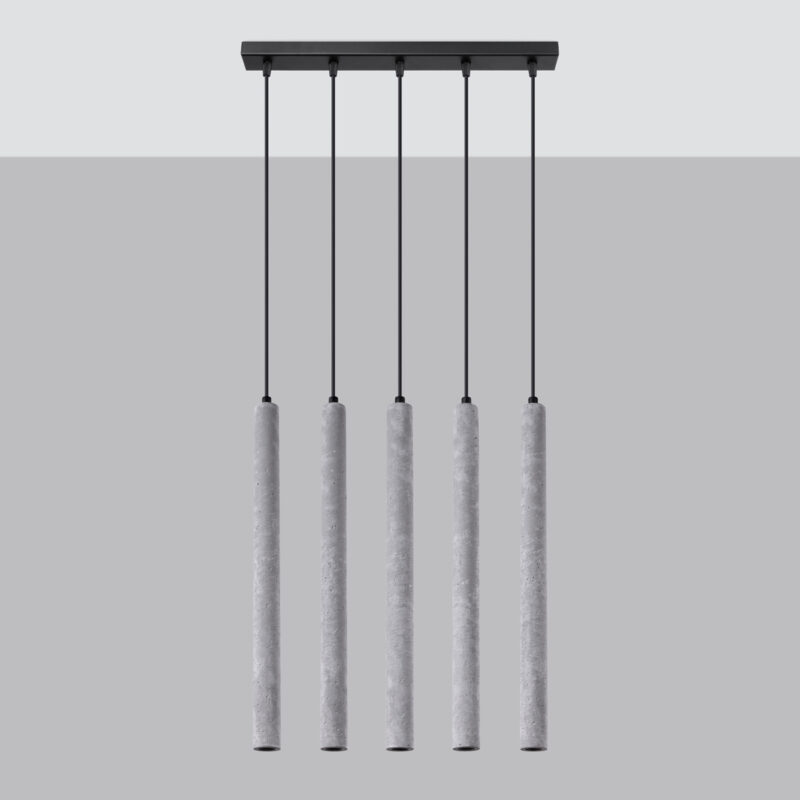 Pastelo Pendant lamp 5L concrete Image 2