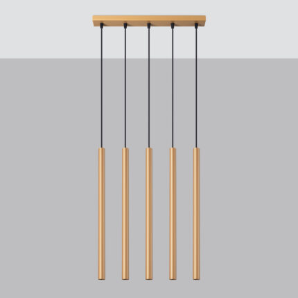 Pastelo Pendant lamp 5L gold Image 2