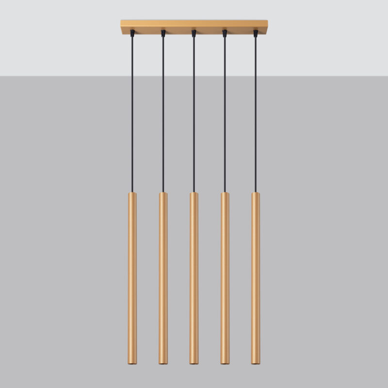 Pastelo Pendant lamp 5L gold Image 2