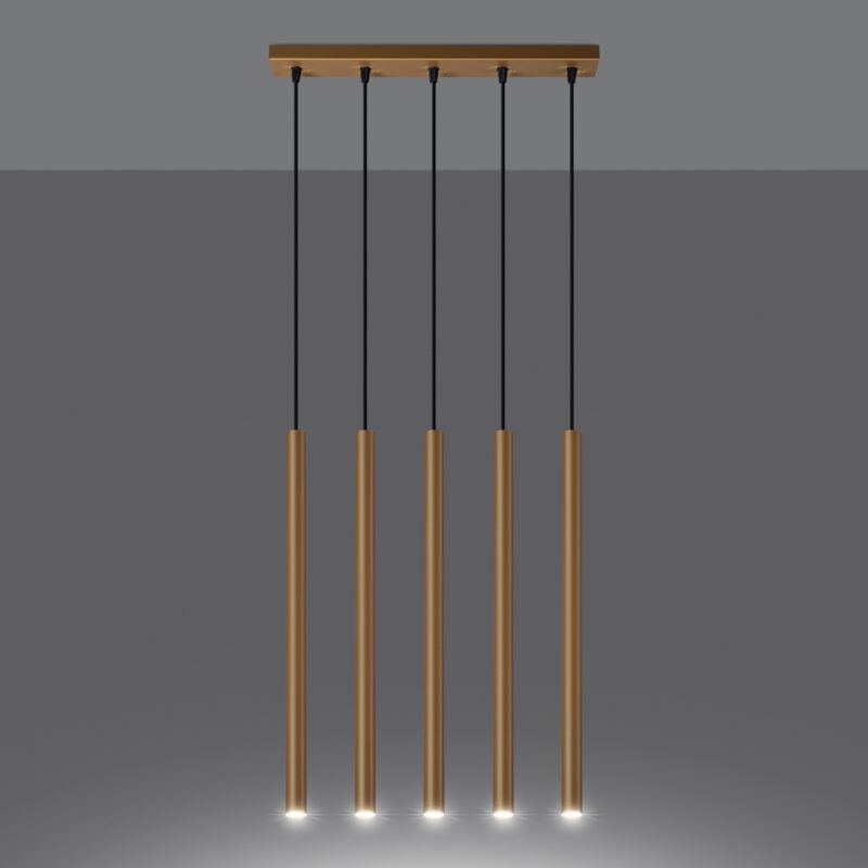 Pastelo Pendant lamp 5L gold Image 3