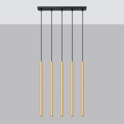 Pastelo Pendant lamp 5L polished gold Image 2