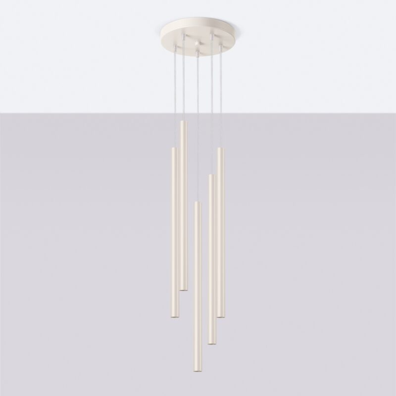 Pastelo Pendant lamp 5P beige Image 2