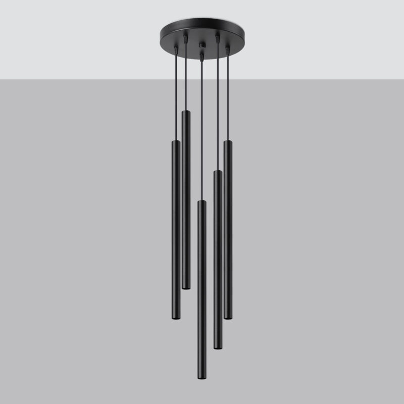 Pastelo Pendant lamp 5P black Image 2