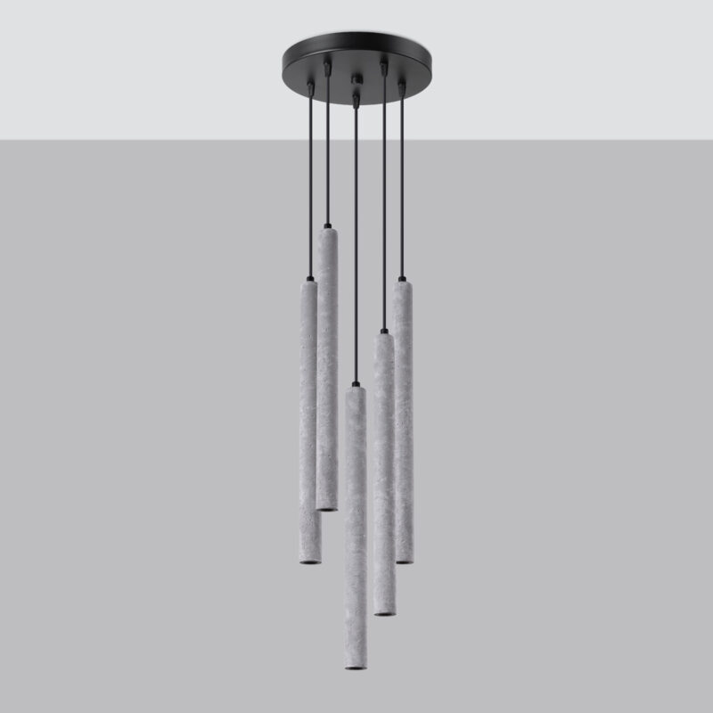 Pastelo Pendant lamp 5P concrete Image 2