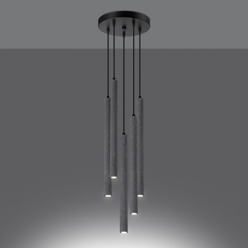 Pastelo Pendant lamp 5P concrete Image 3