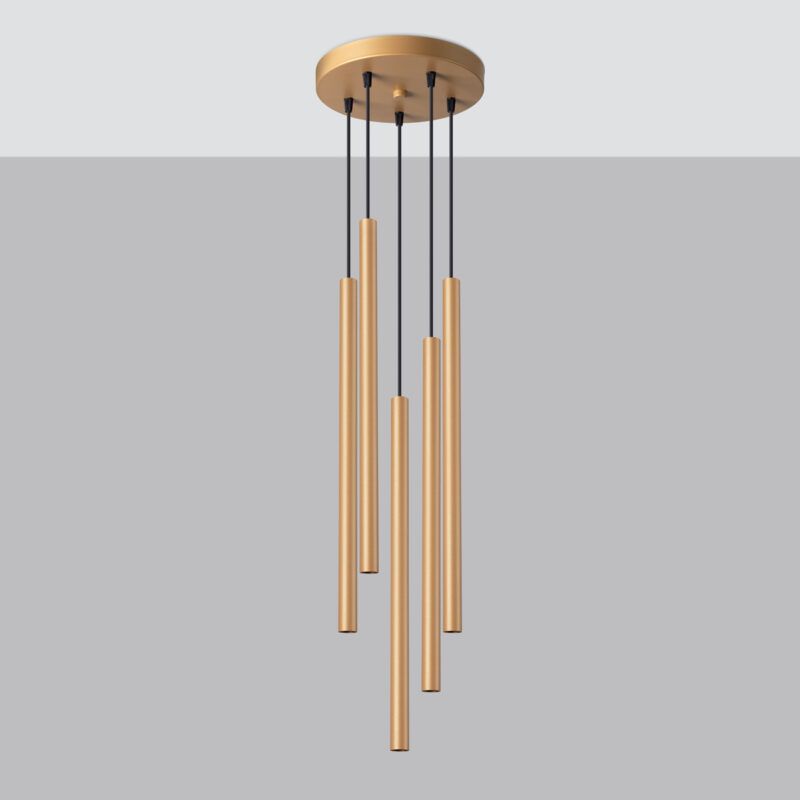 Pastelo Pendant lamp 5P gold Image 2