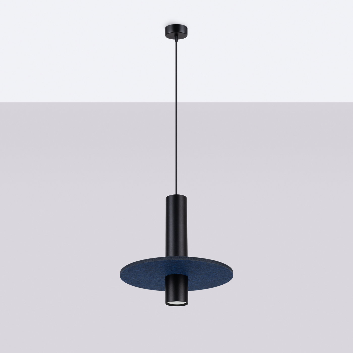 Pelta Pendant lamp 1 black/navy Image 3 Pelta Pendant lamp 1 black/navy Image 3